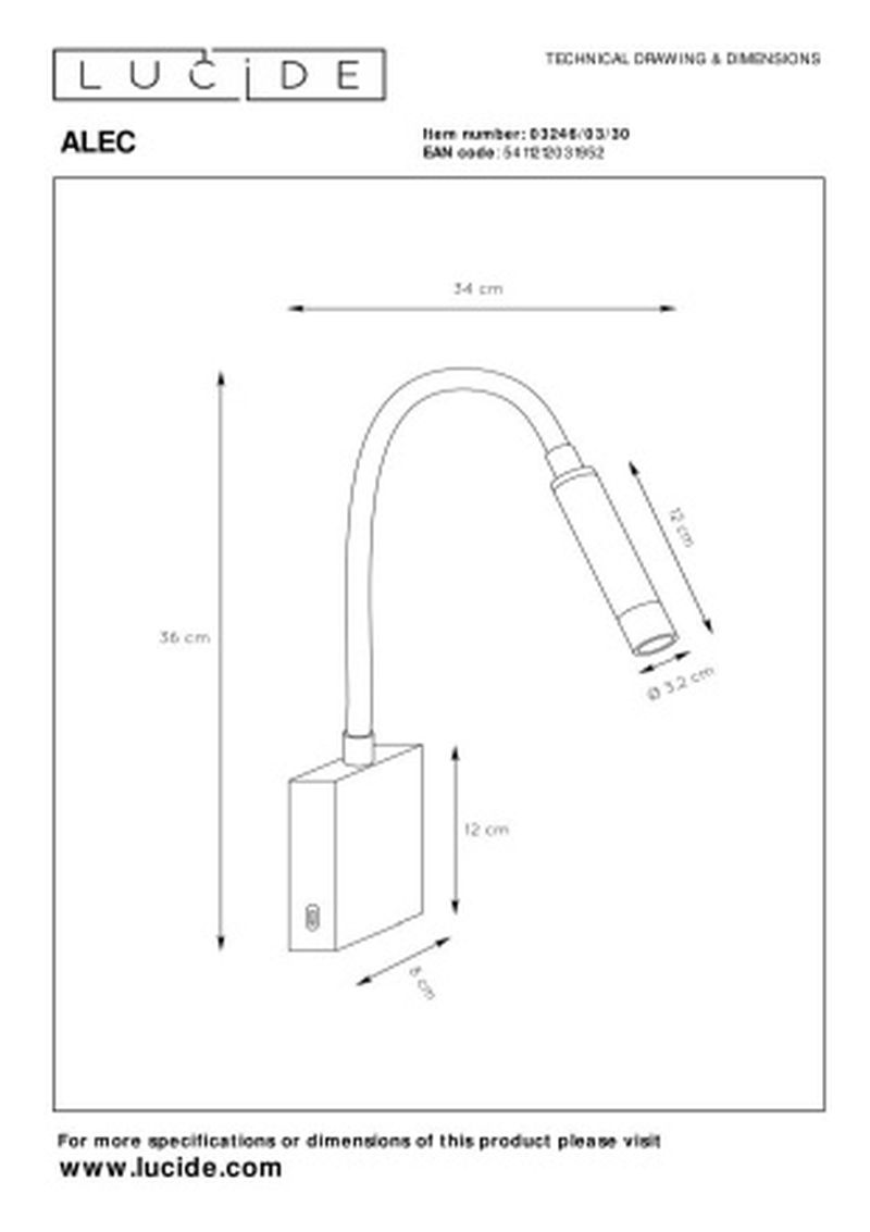 Lucide ALEC - Nástenné bodové svietidlo / Nástenné svietidlo - LED - G9 - 1x3W 2700K - Vrátane výmenných tienidiel - Čierna